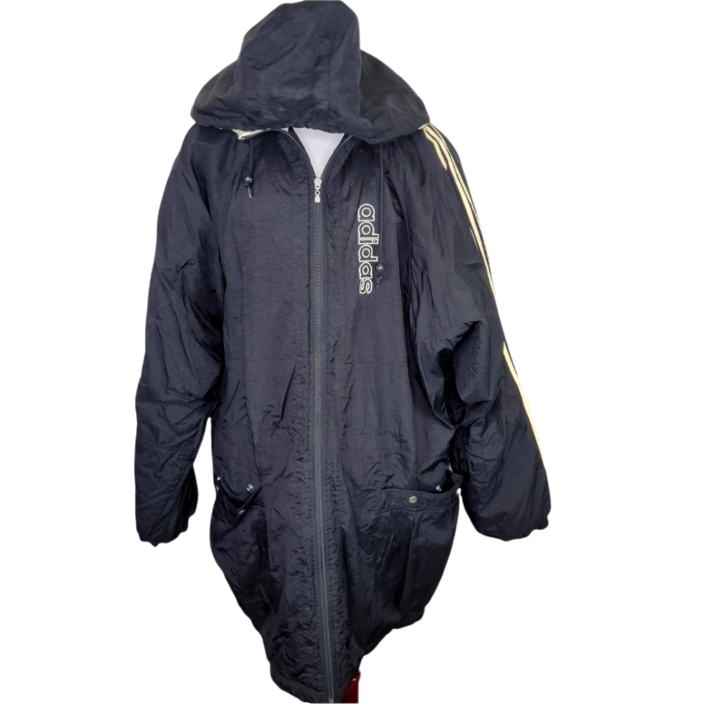 Adidas Full length winter jacket Black 100% Nylon
